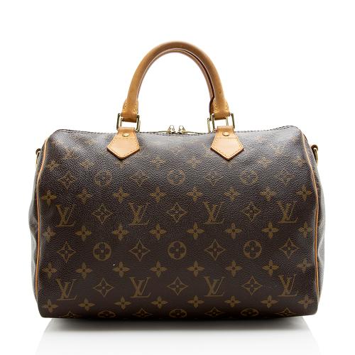 Louis Vuitton Monogram Canvas Speedy Bandouliere 30 Satchel