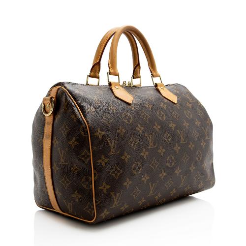 Louis Vuitton Monogram Canvas Speedy Bandouliere 30 Satchel