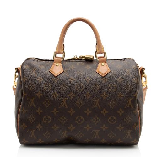 Louis Vuitton Monogram Canvas Speedy Bandouliere 30 Satchel