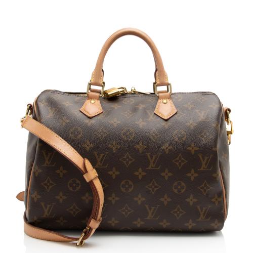 Louis Vuitton Monogram Canvas Speedy Bandouliere 30 Satchel