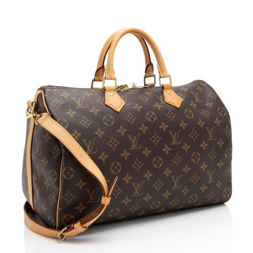 Louis Vuitton Monogram Canvas Speedy Bandouliere 35 Satchel