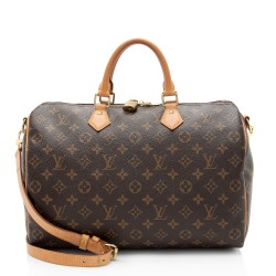 Louis Vuitton Monogram Canvas Speedy Bandouliere 35 Satchel