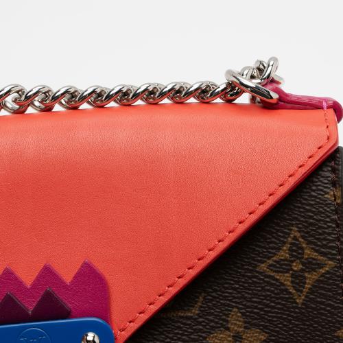 Louis Vuitton Monogram Canvas Totem Mask PM Pochette Bag