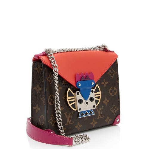 Louis Vuitton Monogram Canvas Totem Mask PM Pochette Bag