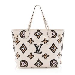 Louis Vuitton Limited Edition Giant Monogram Canvas Wild At Heart Neverfull MM Tote