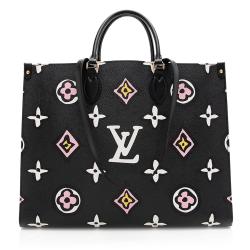 Louis Vuitton Limited Edition Giant Monogram Canvas Wild At Heart Onthego GM Tote