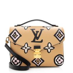 Louis Vuitton Limited Edition Giant Monogram Canvas Wild At Heart Pochette Metis Shoulder Bag