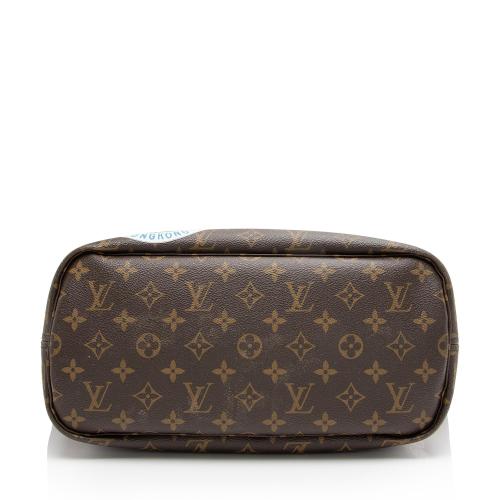 Louis Vuitton Monogram Canvas World Tour Neverfull MM Tote