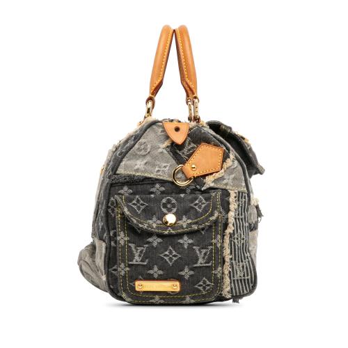 Louis Vuitton Monogram Denim Patchwork Speedy 30