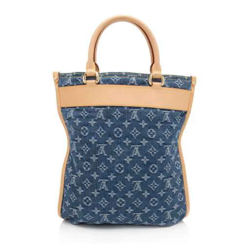 Louis Vuitton Monogram Denim Sac Plat Tote