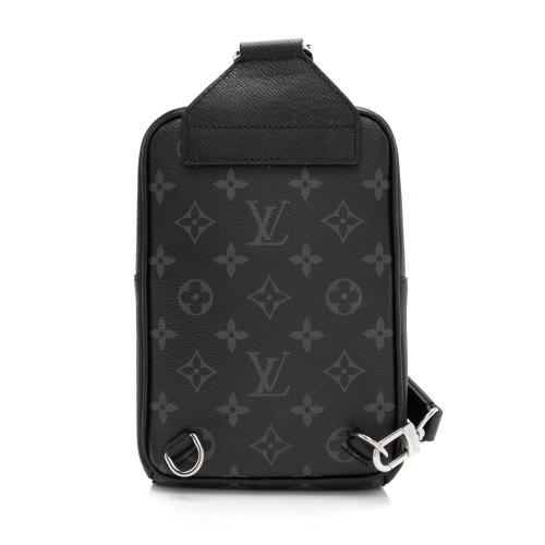 Louis Vuitton Monogram Eclipse Taiga Leather Outdoor Sling Bag