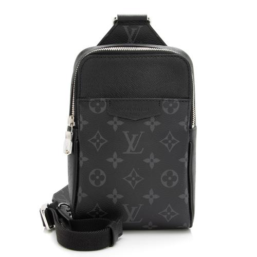 Louis Vuitton Monogram Eclipse Taiga Leather Outdoor Sling Bag