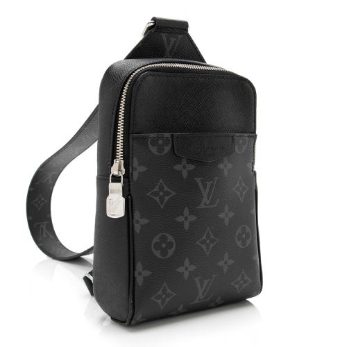 Louis Vuitton Monogram Eclipse Taiga Leather Outdoor Sling Bag