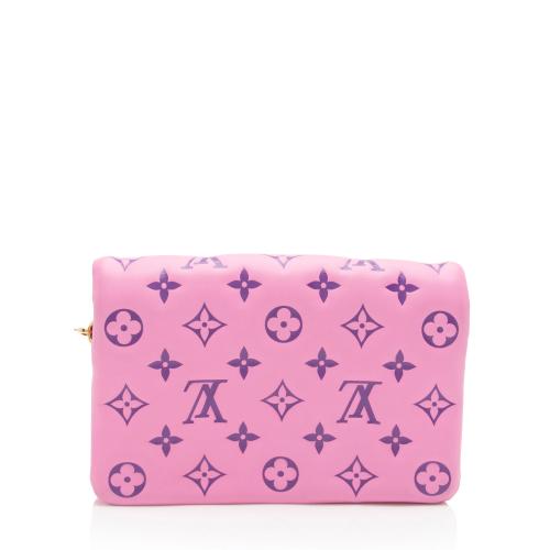 Louis Vuitton Monogram Embossed Lambskin Coussin Pochette