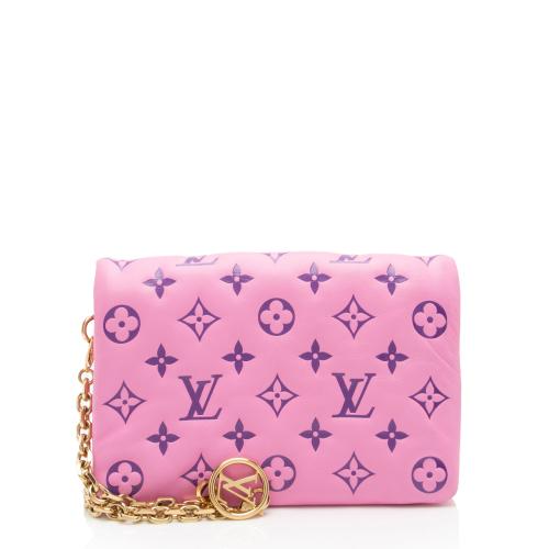 Louis Vuitton Monogram Embossed Lambskin Coussin Pochette