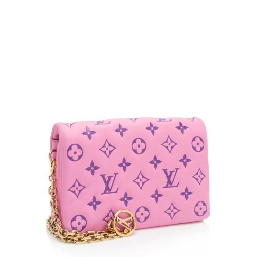 Louis Vuitton Monogram Embossed Lambskin Coussin Pochette