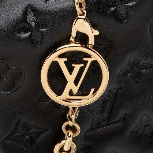 Louis Vuitton Monogram Embossed Lambskin Coussin Pochette