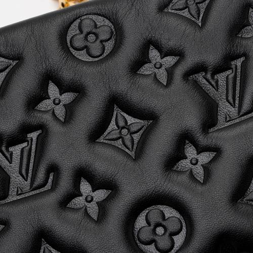 Louis Vuitton Monogram Embossed Lambskin Coussin Pochette