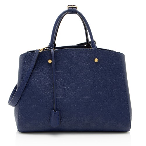 Louis Vuitton Monogram Empreinte Montaigne GM Satchel