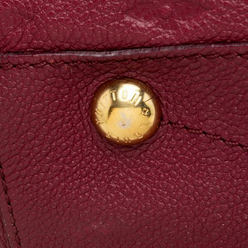 Louis Vuitton Monogram Empreinte Montaigne MM Satchel