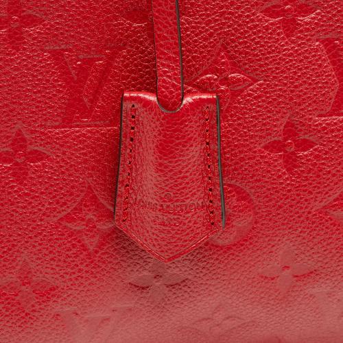 Louis Vuitton Monogram Empreinte Montaigne MM Satchel