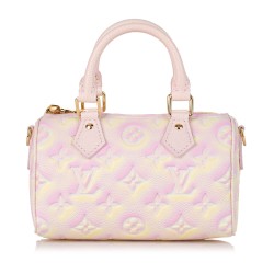 Louis Vuitton Monogram Empreinte Summer Stardust Nano Speedy