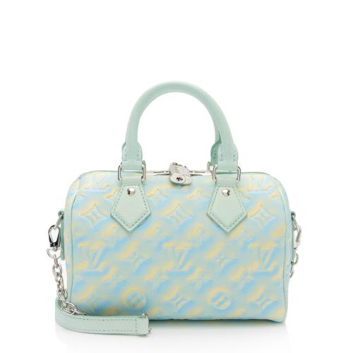 Louis Vuitton Monogram Empreinte Summer Stardust Speedy Bandouliere 20 Satchel