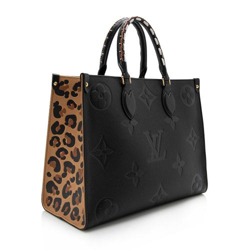 Louis Vuitton Giant Monogram Empreinte Wild Onthego MM Tote