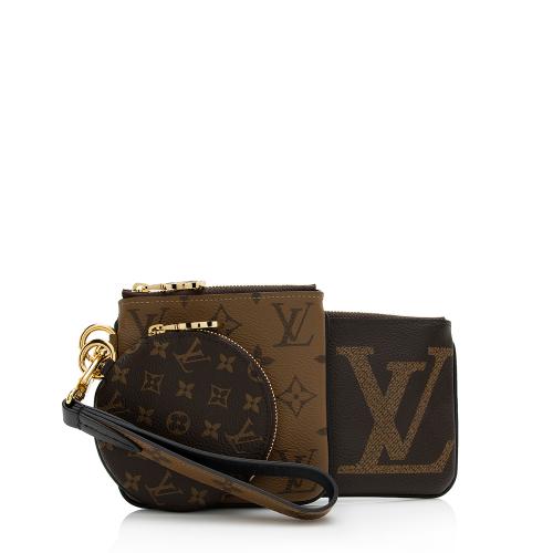 Louis Vuitton Giant Monogram Canvas Trio Pouch