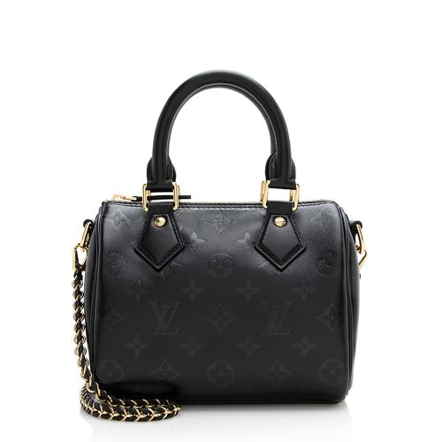 Louis Vuitton Monogram Ink Speedy Bandouliere BB Satchel