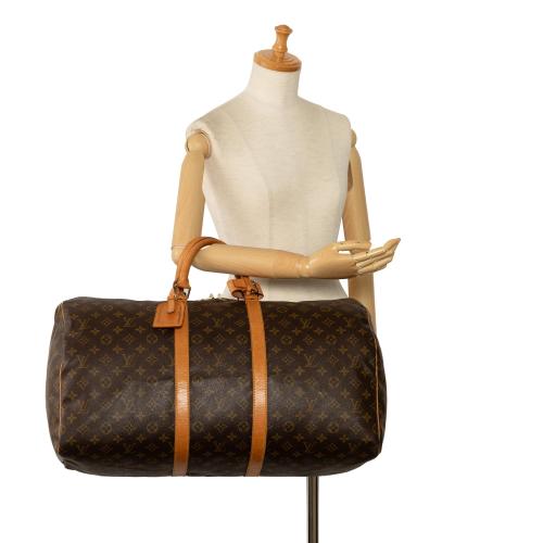 Louis Vuitton Monogram Keepall 55