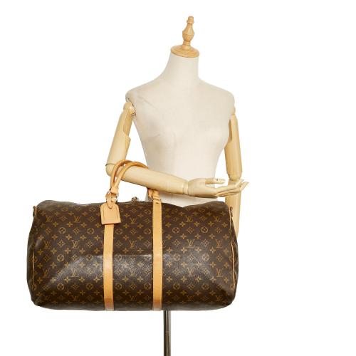 Louis Vuitton Monogram Keepall Bandouliere 55