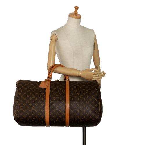 Louis Vuitton Monogram Keepall Bandouliere 55