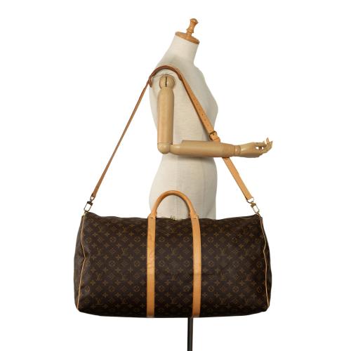 Louis Vuitton Monogram Keepall Bandouliere 60