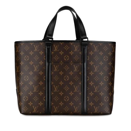 Louis Vuitton Monogram Macassar Week-End Tote PM