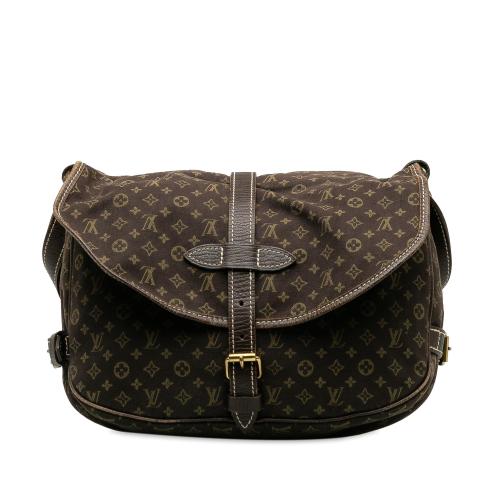 Louis Vuitton Monogram Mini Lin Saumur 30