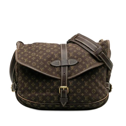 Louis Vuitton Monogram Mini Lin Saumur 30