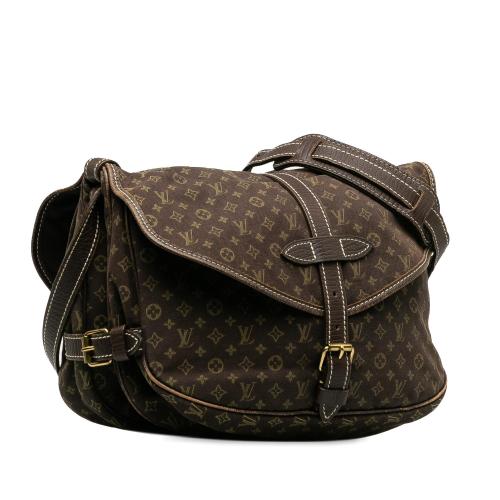 Louis Vuitton Monogram Mini Lin Saumur 30