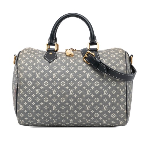 Louis Vuitton Monogram Mini Lin Speedy Bandouliere 30