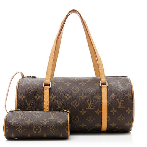 Louis Vuitton Monogram Canvas Papillon 30 Satchel