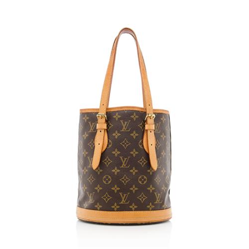 Louis Vuitton Monogram Canvas Petit Bucket Tote