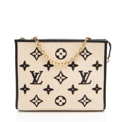 Louis Vuitton Monogram Raffia Toiletry 26 Pouch on Chain