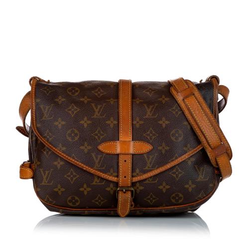 Louis Vuitton Monogram Saumur 25