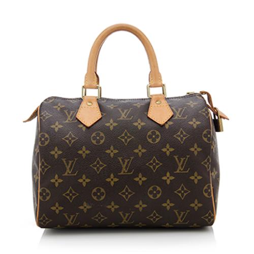 Louis Vuitton Monogram Canvas Speedy 25 Satchel