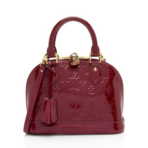 Louis Vuitton Monogram Vernis Alma BB Satchel