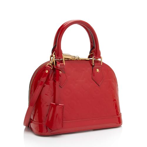 Louis Vuitton Monogram Vernis Alma BB Satchel