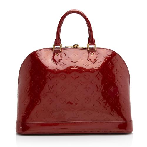 Louis Vuitton Monogram Vernis Alma GM Satchel