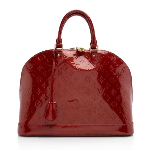 Louis Vuitton Monogram Vernis Alma GM Satchel