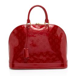 Louis Vuitton Monogram Vernis Alma GM Satchel