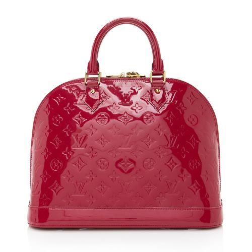 Louis Vuitton Monogram Vernis Alma MM Satchel